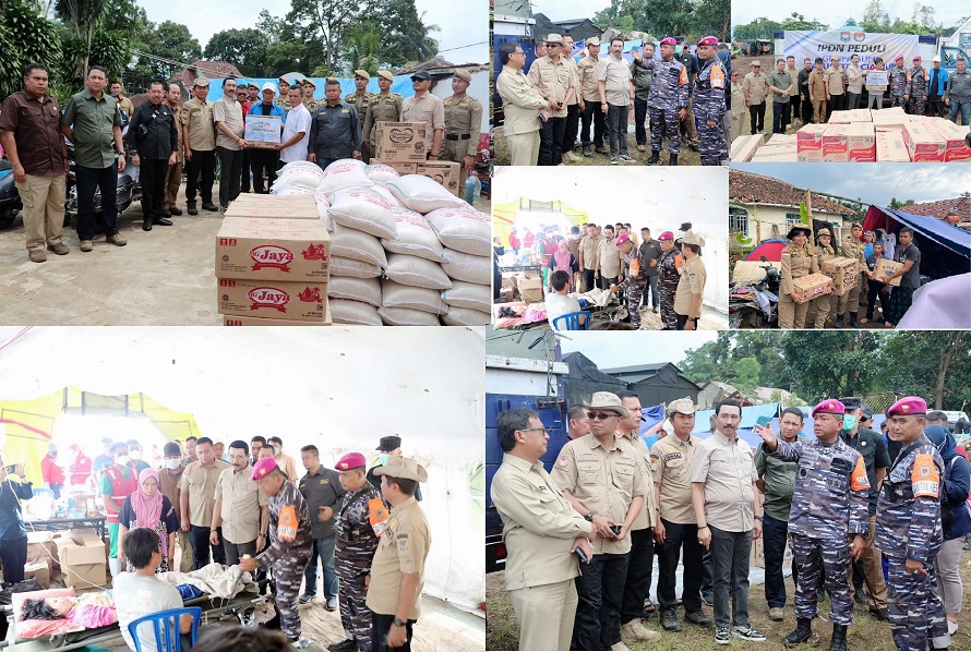 TIM IPDN Bantu Pelayanan Administrasi Pemerintahan di Lokasi Bencana Cianjur