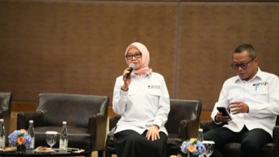 Badan Nasional Sertifikasi Profesi (BNSP) menyelenggarakan kegiatan sosialisasi Program Indonesia Kompeten 2024 di Hotel Pullman, Jakarta (16/5/24). (Doc.BNSP)