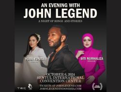 Saksikan John Legend Bersama Yura Yunita & Dato’ Sri Siti Nurhaliza! Cara Beli Tiket Mudah dan Cepat