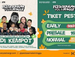 Jangan Lewatkan! Tribute Didi Kempot di Pesta Semalam Minggu Vol.5: Penampilan NDX AKA, Denny Caknan & Tiket Presale