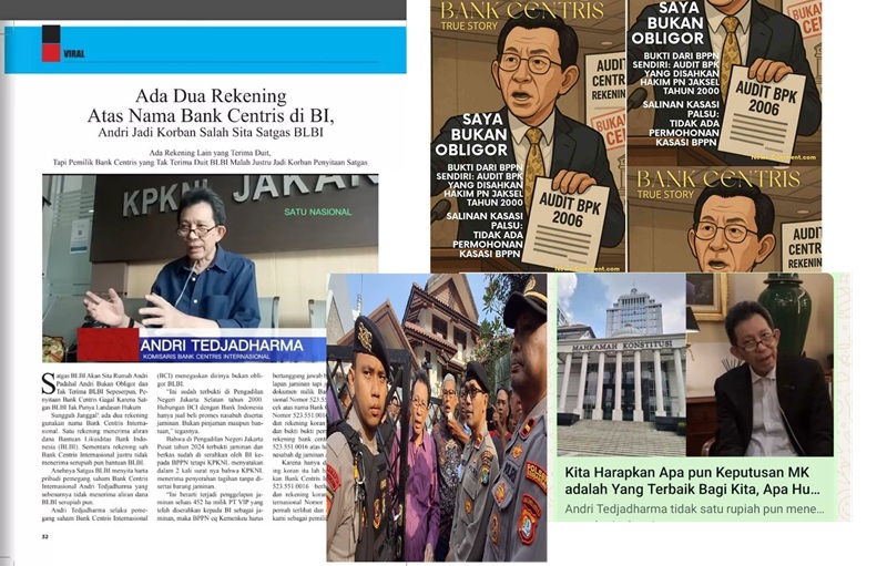 Tiga Poin Kunci Kontroversi Bank Centris: Audit BPK, Penetapan Utang, dan Putusan MA Misterius