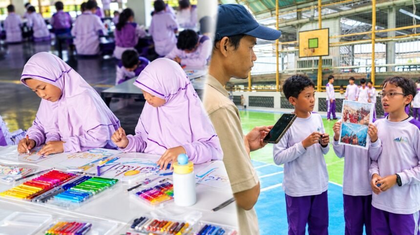 Inovatif, Siswa SMA Al-Jannah Ditantang Buat Infografis Literasi Adab Digital Bersumber Al-Qur’an